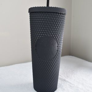 NEW Starbucks Matte Black Studded Tumbler